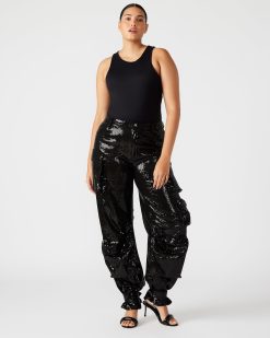DUO SEQUIN PANT BLACK - SM REBOOTED