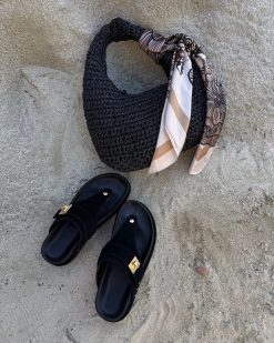 THONA SANDAL AND DAENRYS BAG BLACK BUNDLE