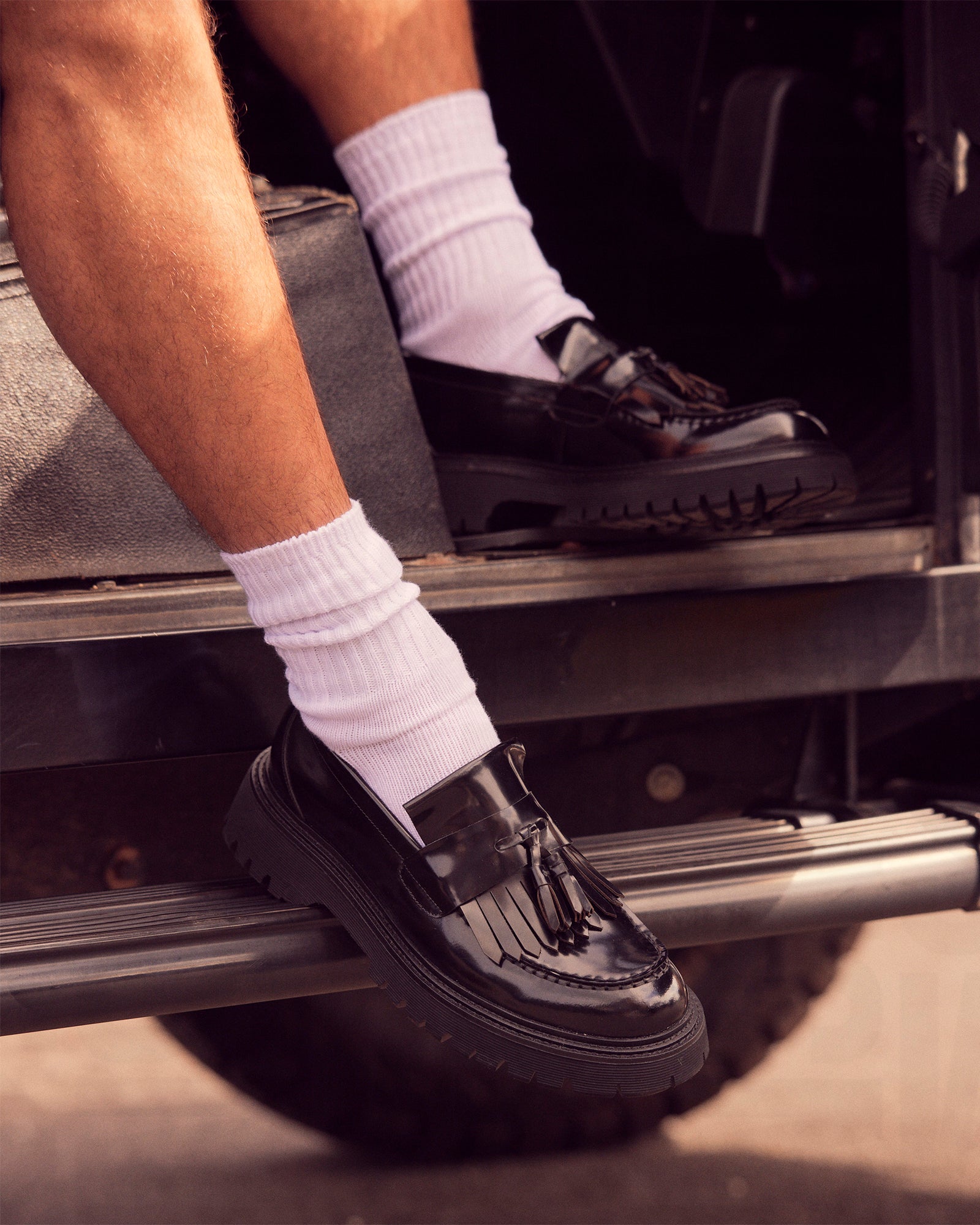 MEN'S ZEV LOAFER AND SOCKS BUNDLE