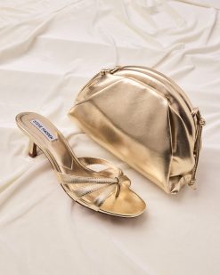 CARY HEEL AND HAILEE BAG GOLD BUNDLE