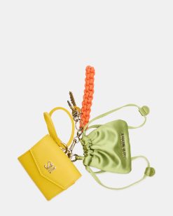 TRAVEL BAG CHARM YELLOW MULTI
