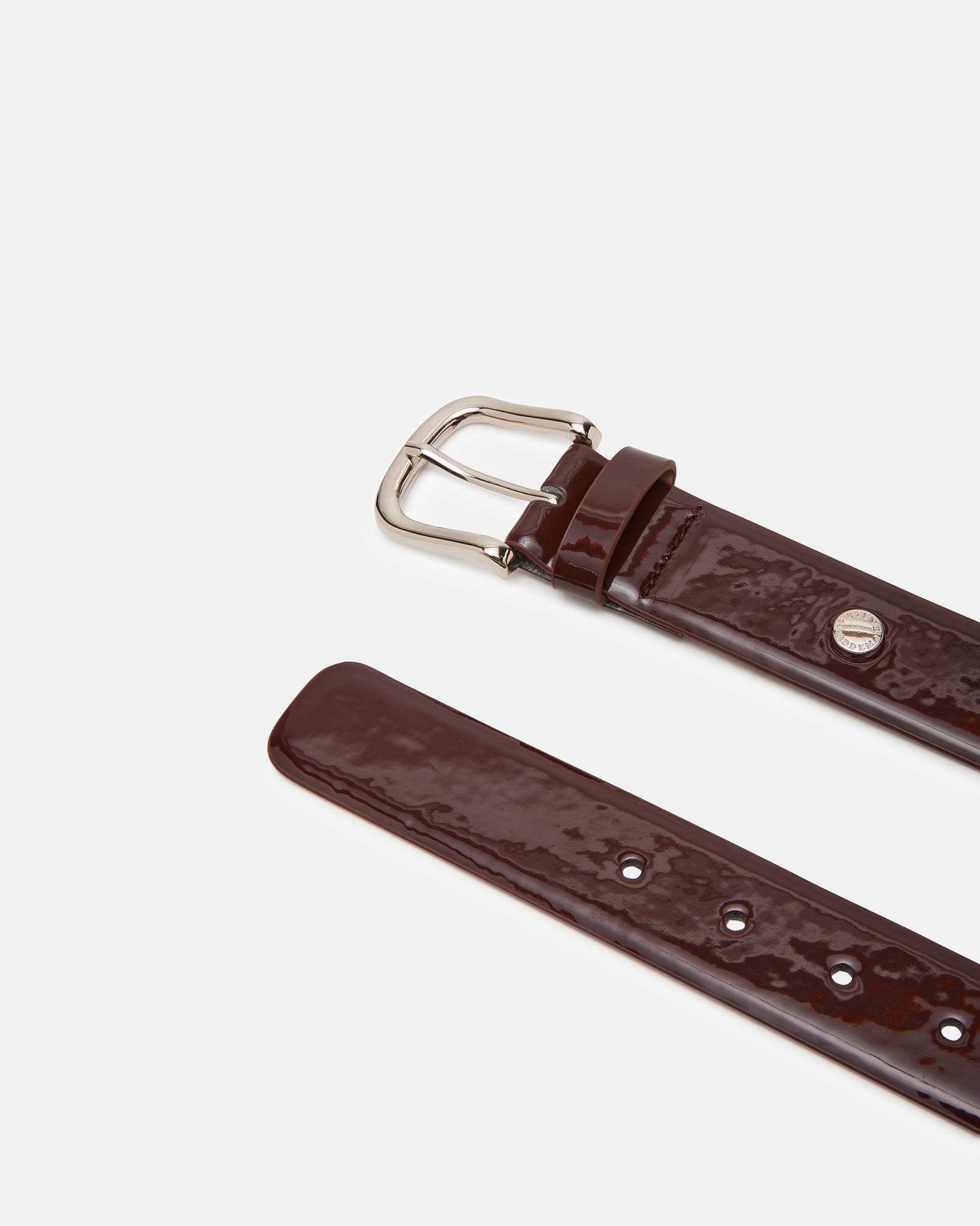 CLASSIC PATENT BELT WINE - Image 2