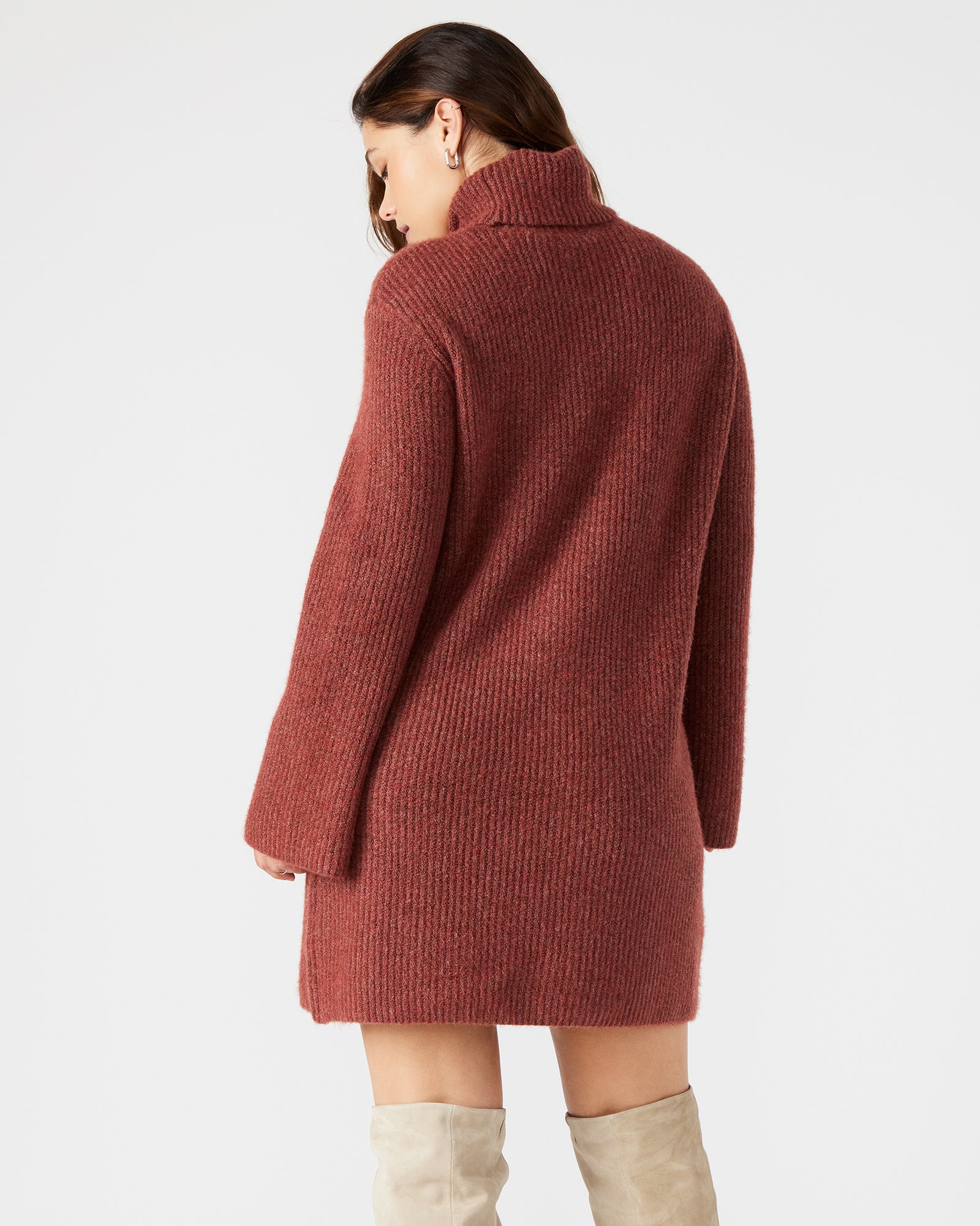 ABBIE SWEATER DRESS RUST - Image 4