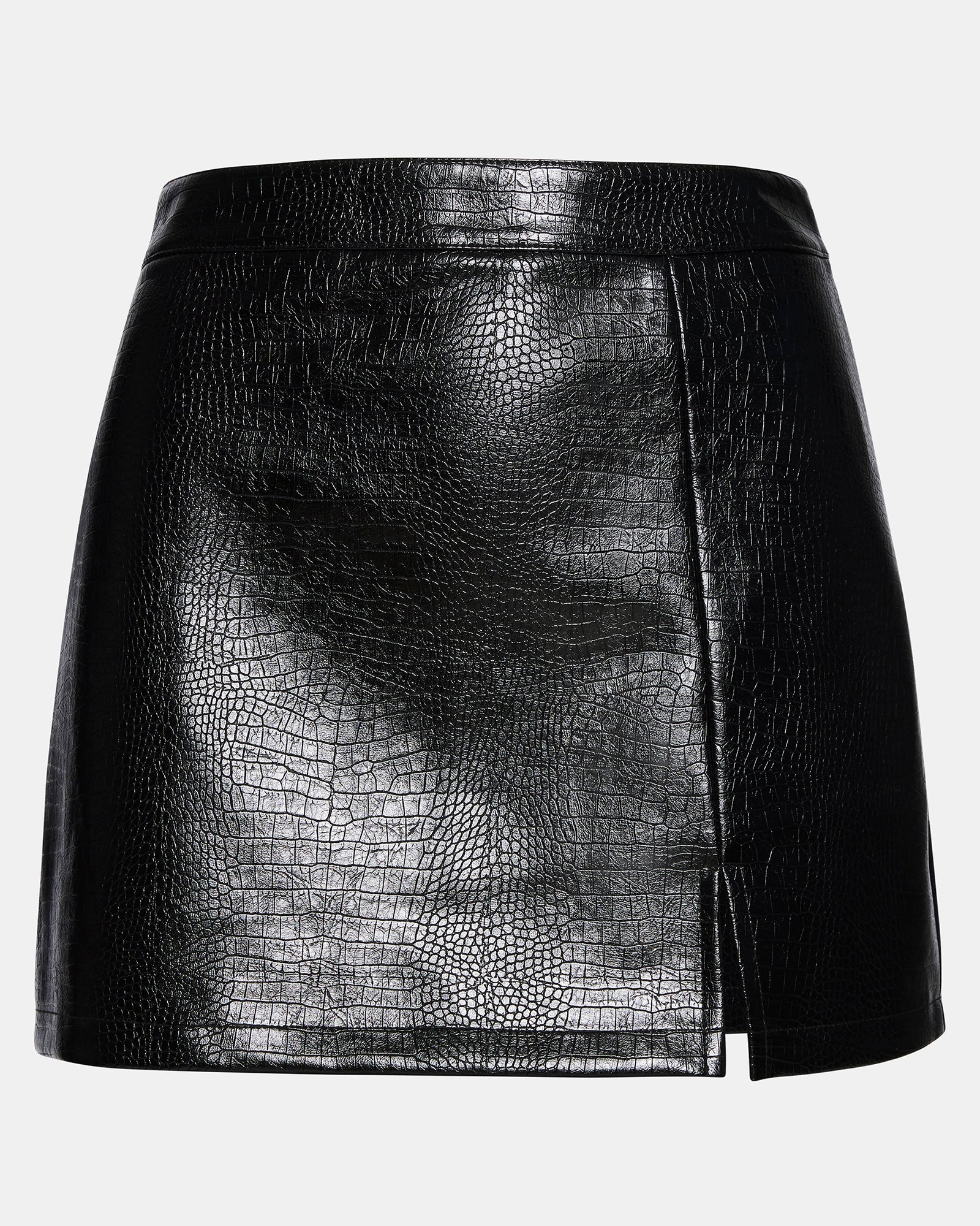 CAMERON SKIRT BLACK CROCODILE - Image 6