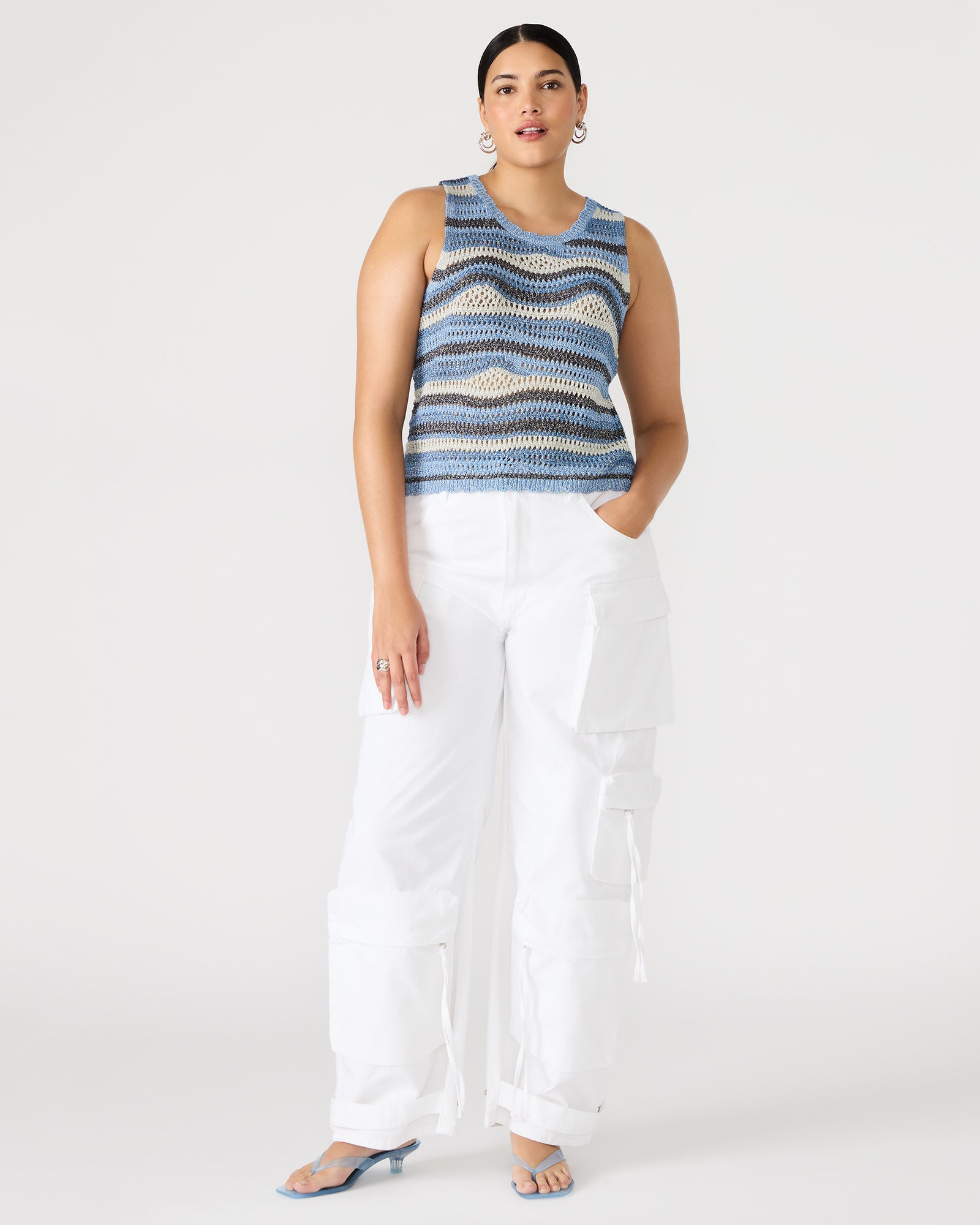 HANNAH TOP BLUE MULTI - Image 4