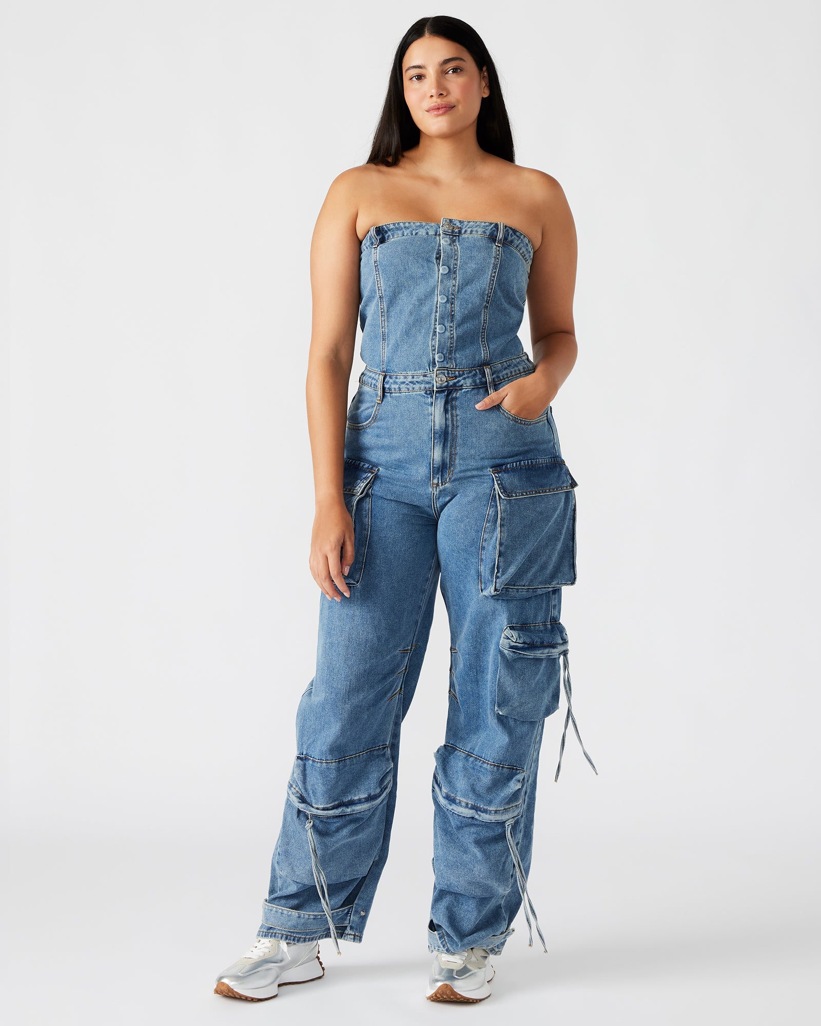 DUO DENIM JUMPSUIT - Image 2
