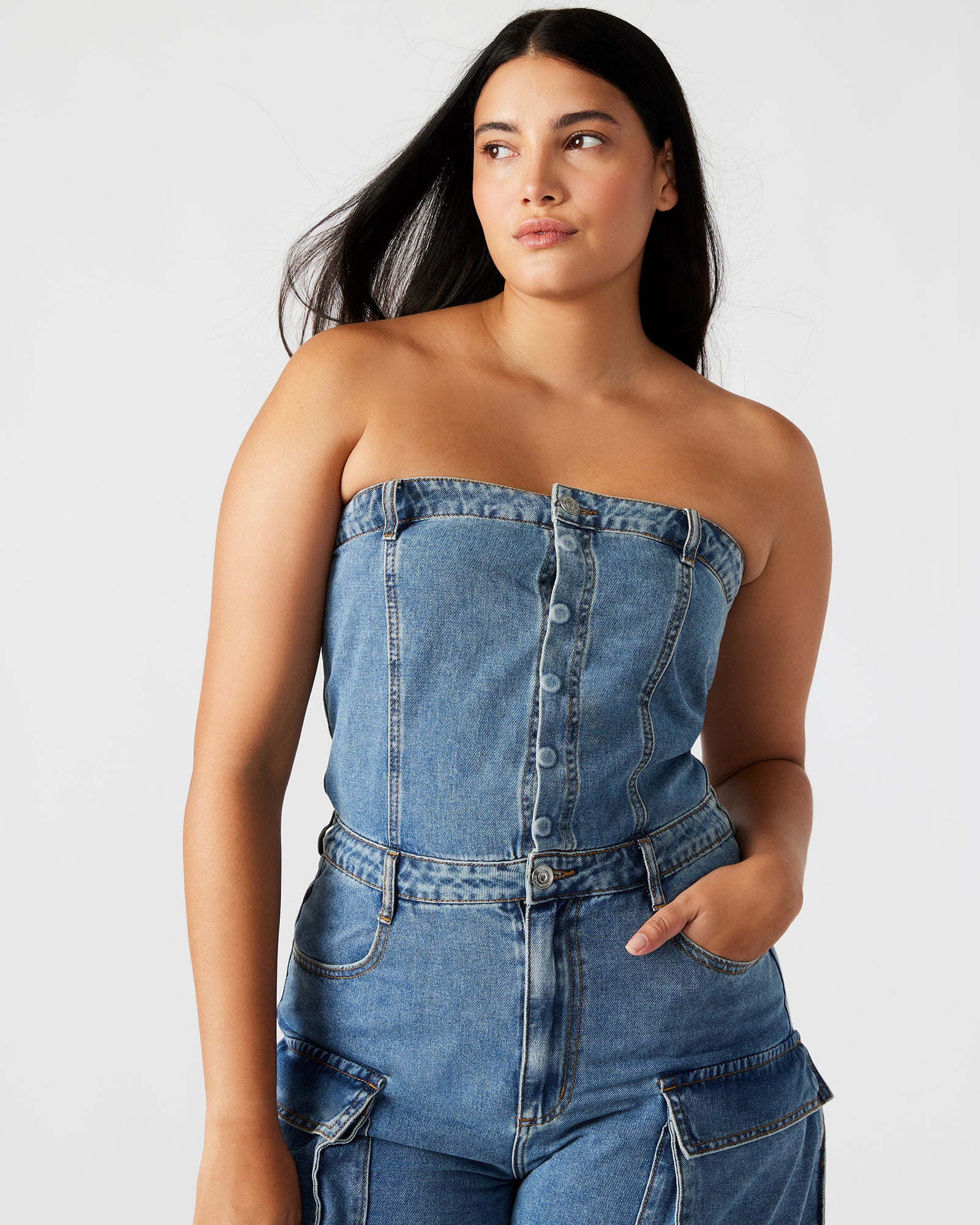 DUO DENIM JUMPSUIT - Image 4
