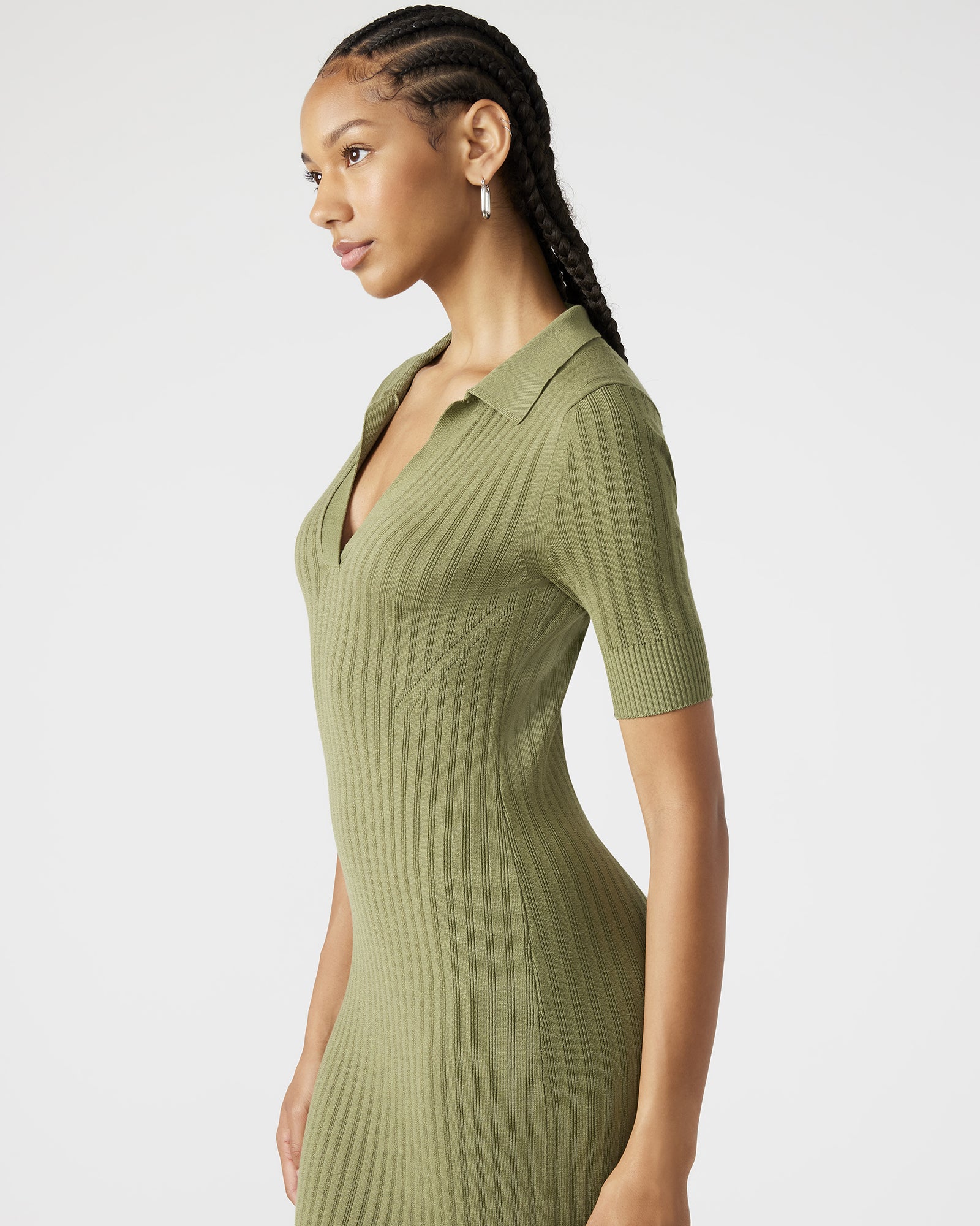 LINDY DRESS OLIVE - Image 4