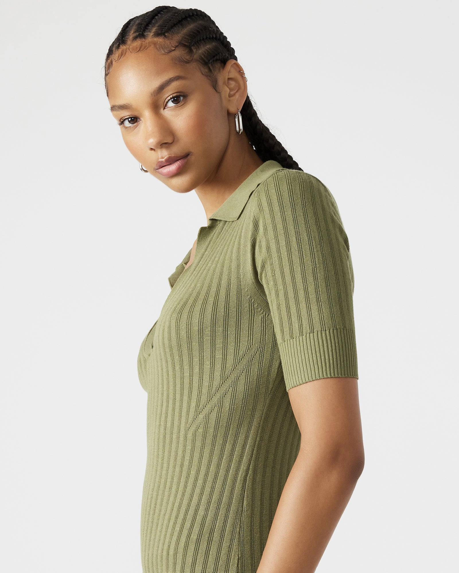 LINDY DRESS OLIVE - Image 6