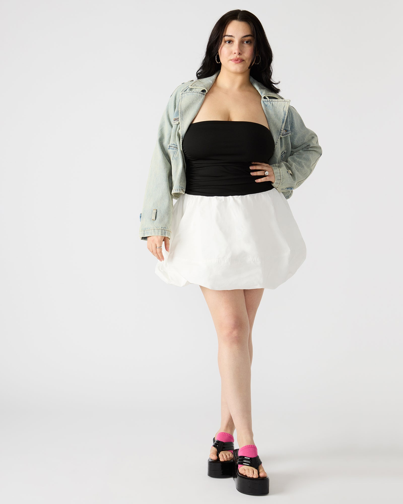 AMARI DRESS BLACK/WHITE - Image 2