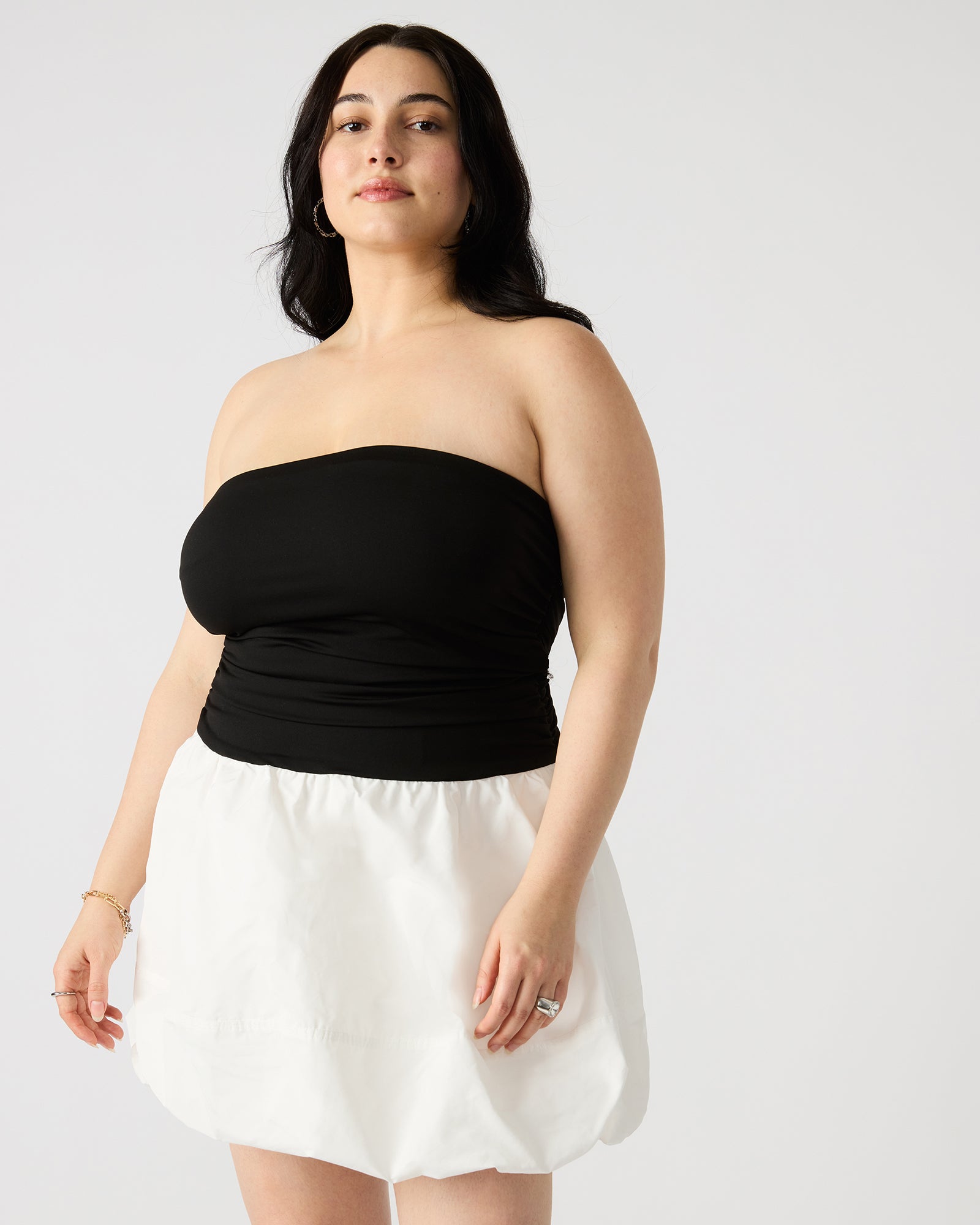 AMARI DRESS BLACK/WHITE - Image 3