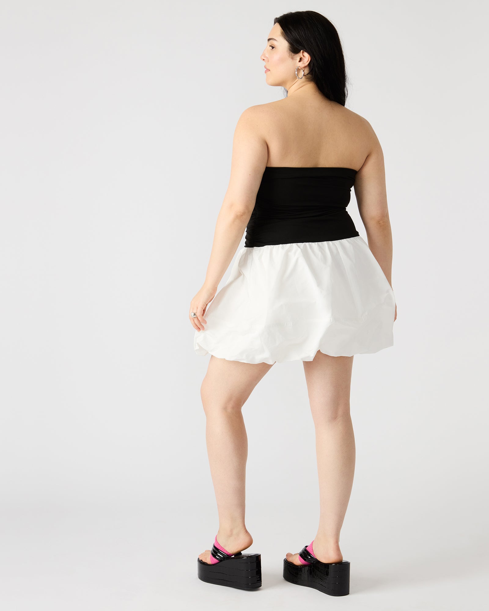 AMARI DRESS BLACK/WHITE - Image 4