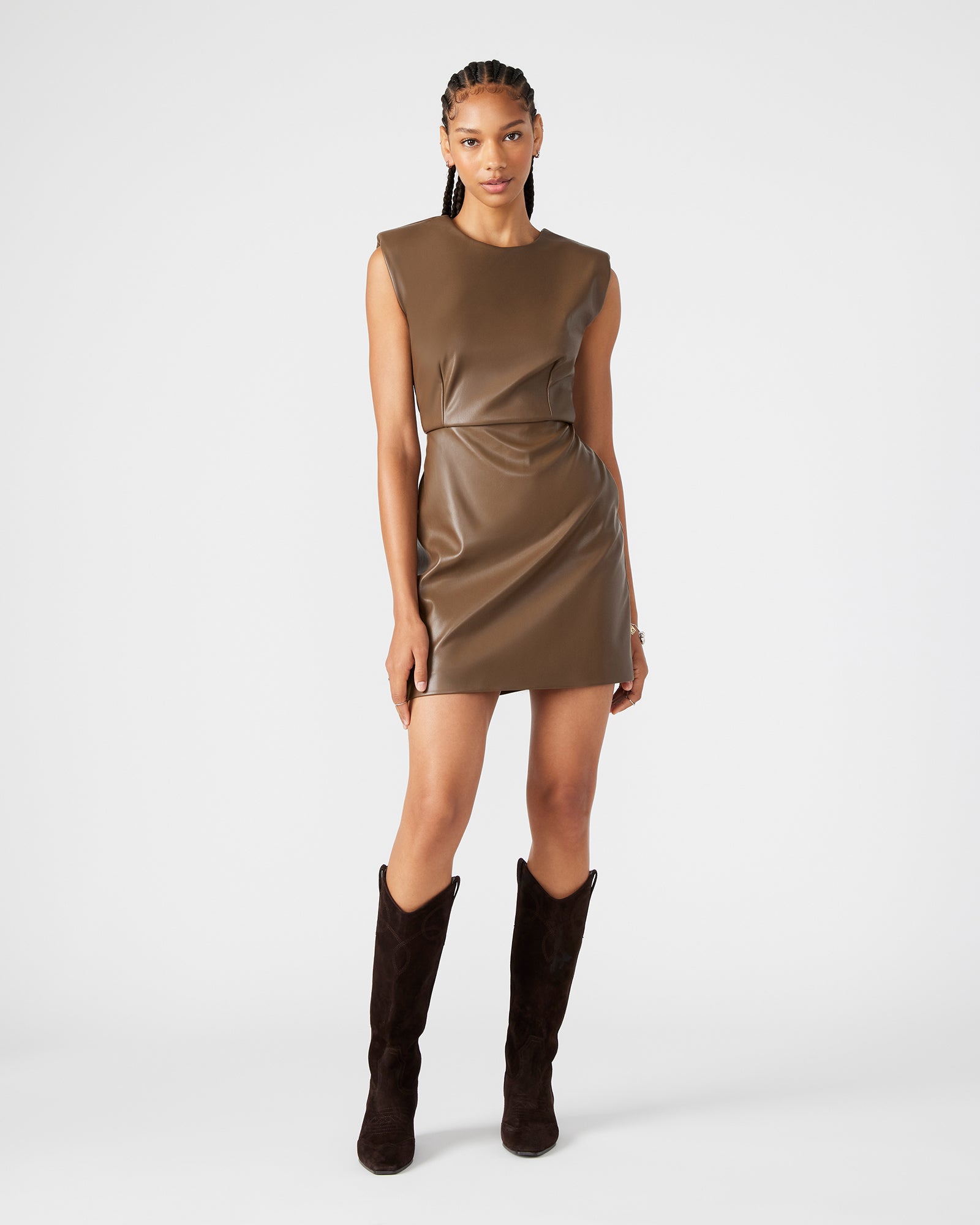 BELEN DRESS BROWN - Image 2