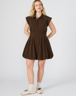 DYANNE DRESS DARK ESPRESSO