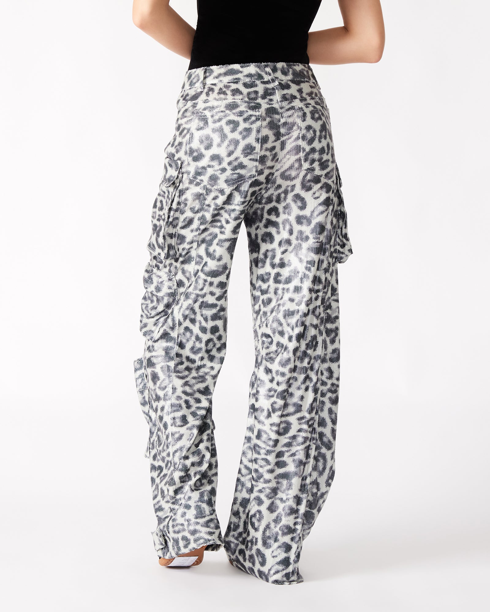 DUO SEQUIN PANT LEOPARD - Image 5