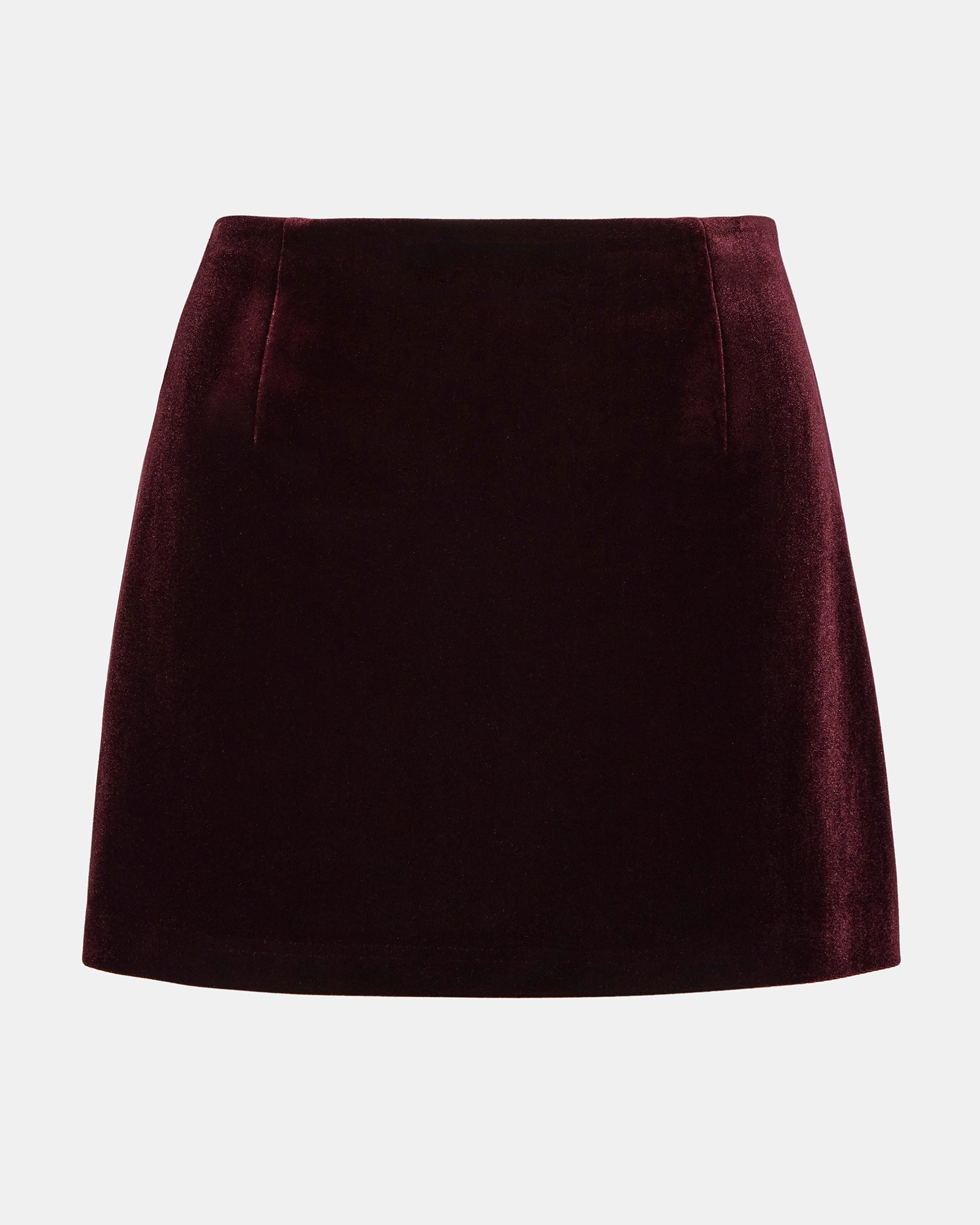 CINDI VELVET SKORT WINE - Image 4