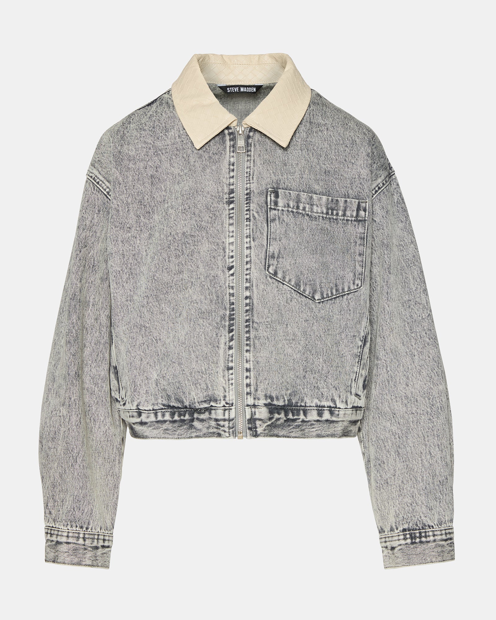 GLACIA DENIM JACKET LIGHT GREY - Image 9