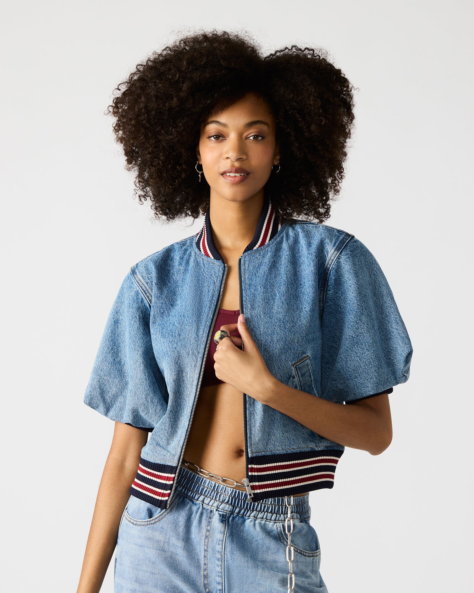 ZAMORA JACKET DENIM MULTI - Image 2