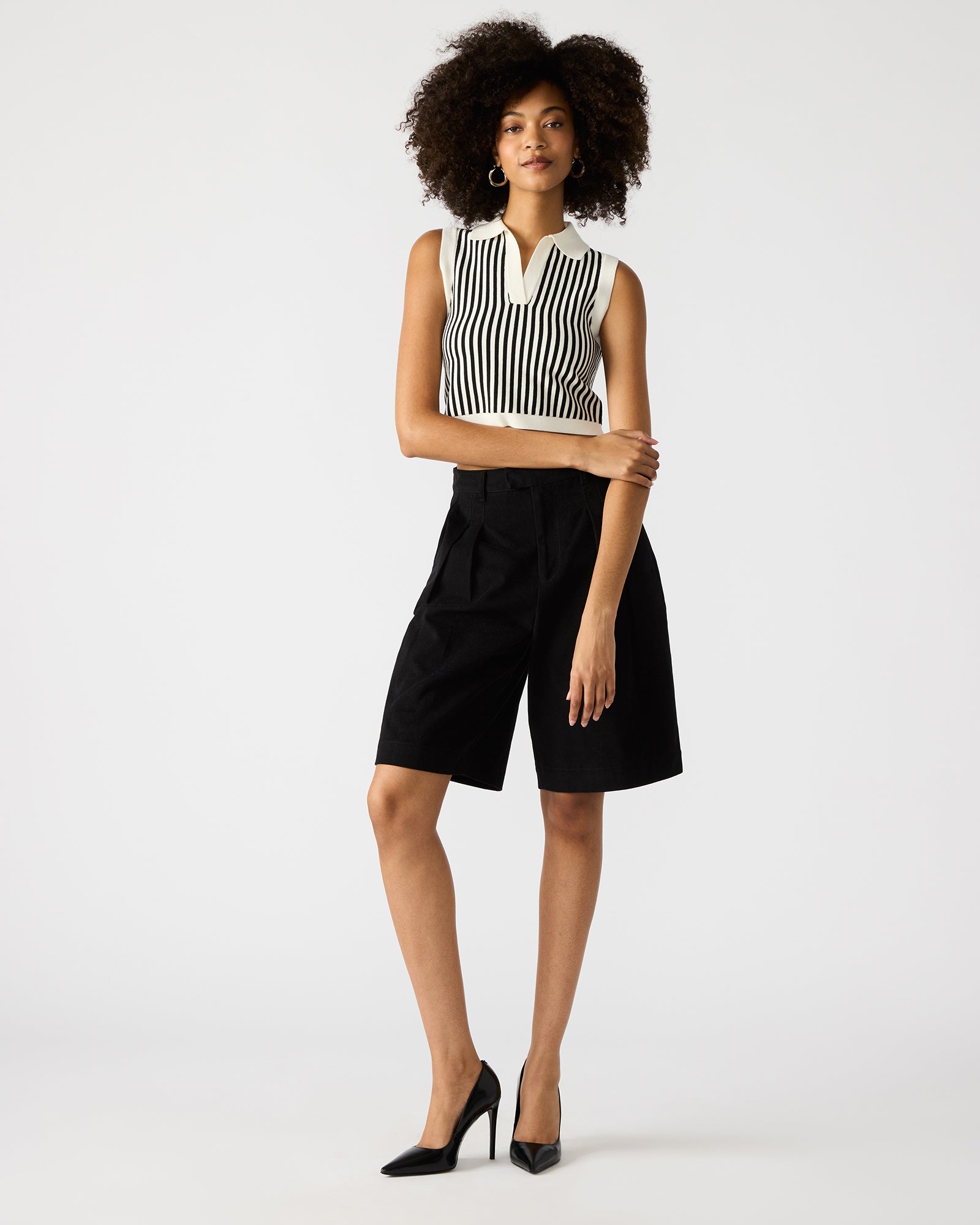 AMERY SWEATER BLACK/WHITE - Image 3