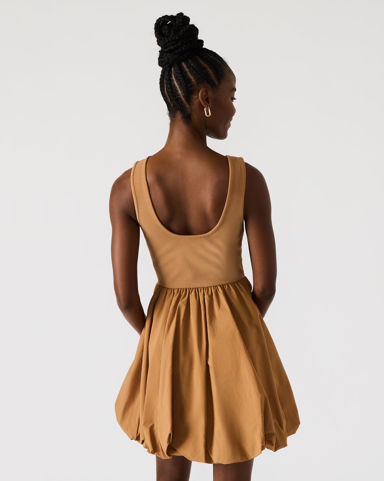 PALERMO DRESS CARAMEL - Image 4