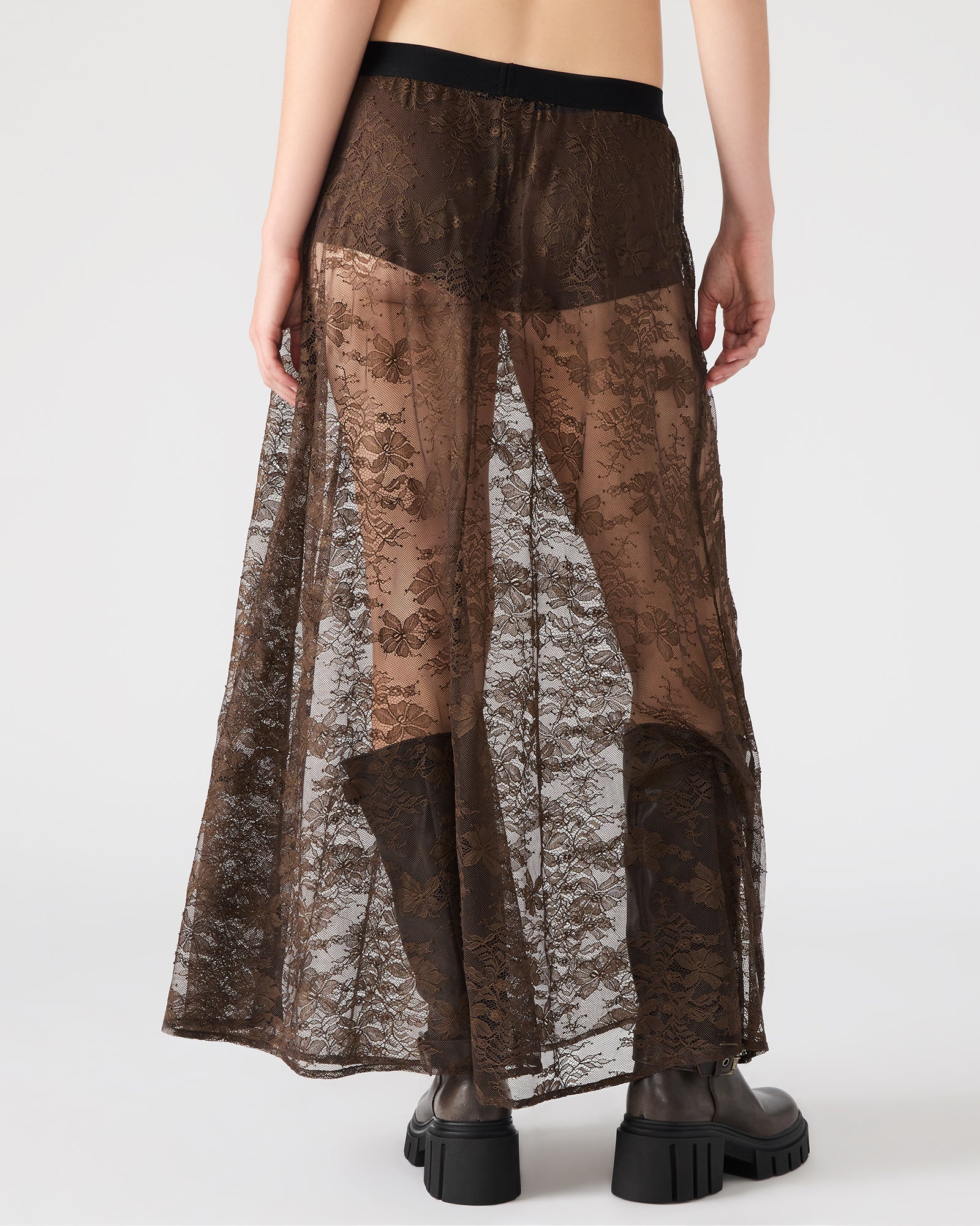 GISELA SKIRT DARK ESPRESSO - Image 4