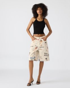 MAGDALEN JEAN SHORT MULTI