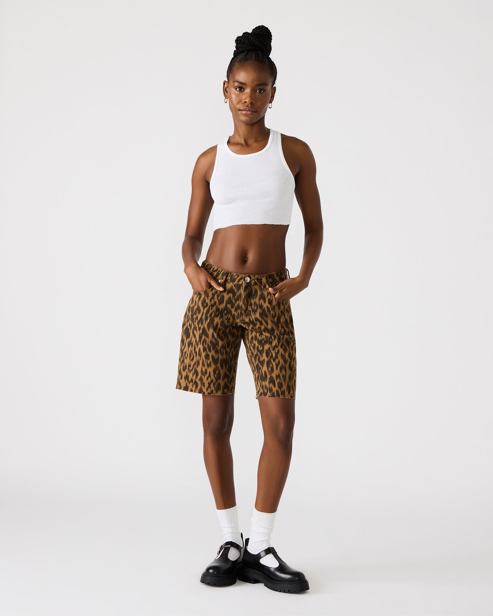 MILLIE SHORT LEOPARD
