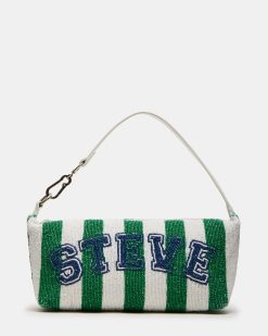 EMERSYN BEADED BAG GREEN MULTI