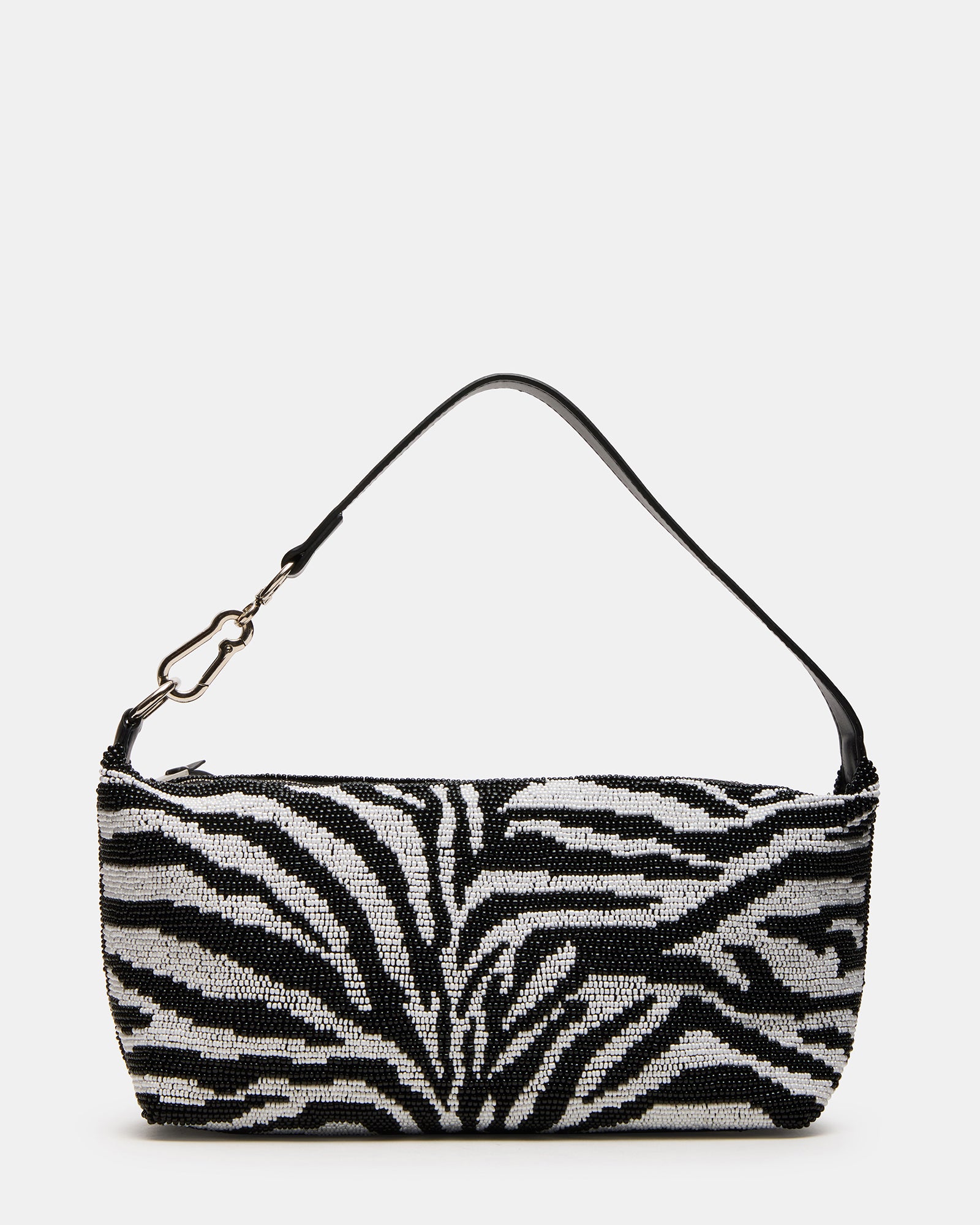 EMERSYN BEADED BAG ZEBRA