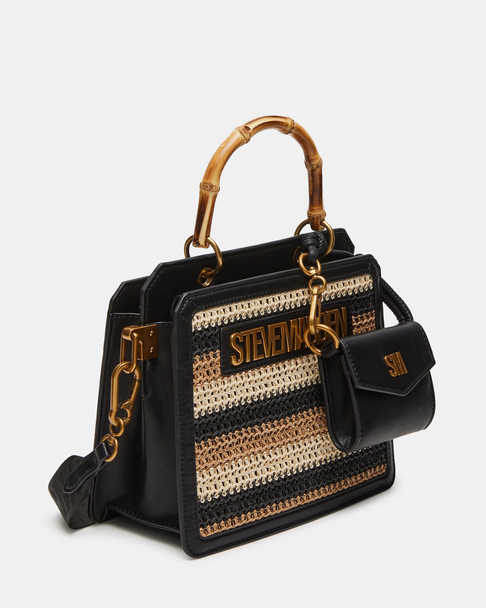 EVELYN BEACHY BAG BLACK/TAN - Image 4