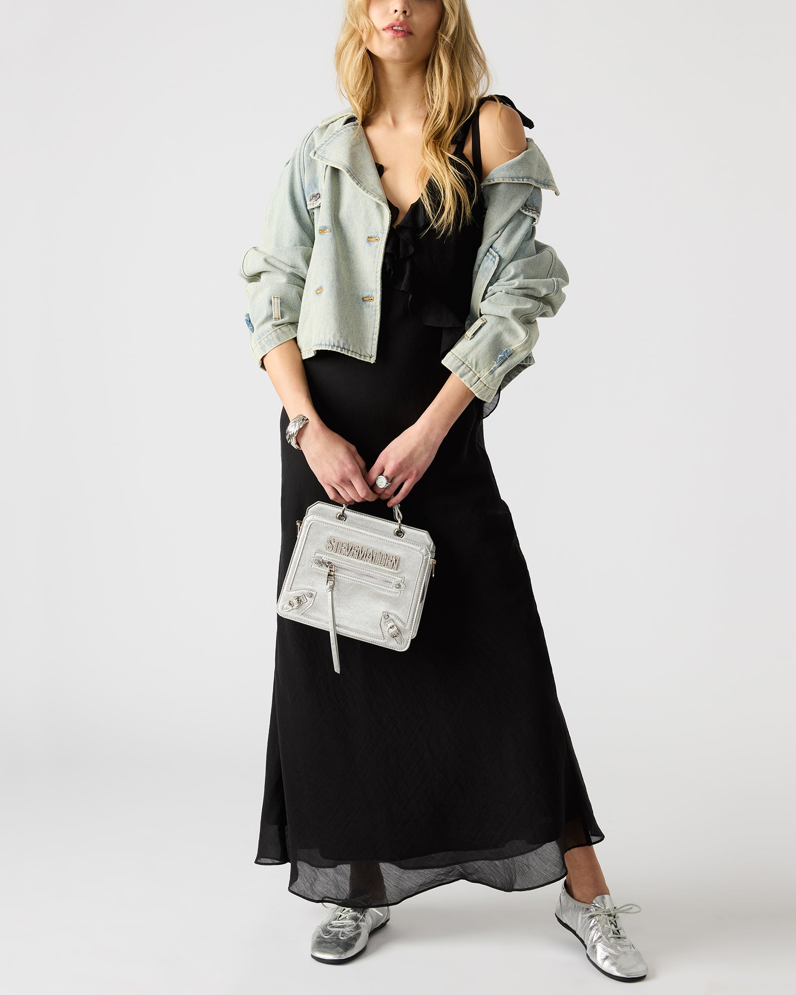 EVELYN CHARMS BAG SILVER - Image 2