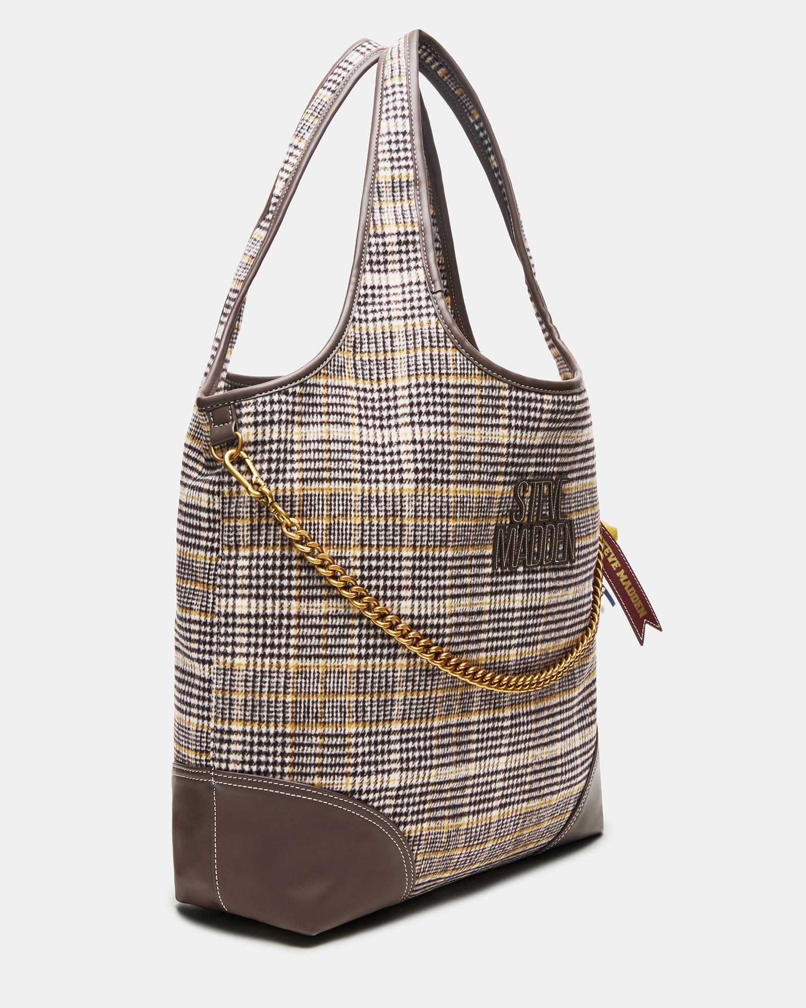 GRUNGY BAG PLAID BROWN MULTI - Image 4