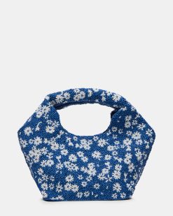 KINSLEY BEADED BAG BLUE MULTI