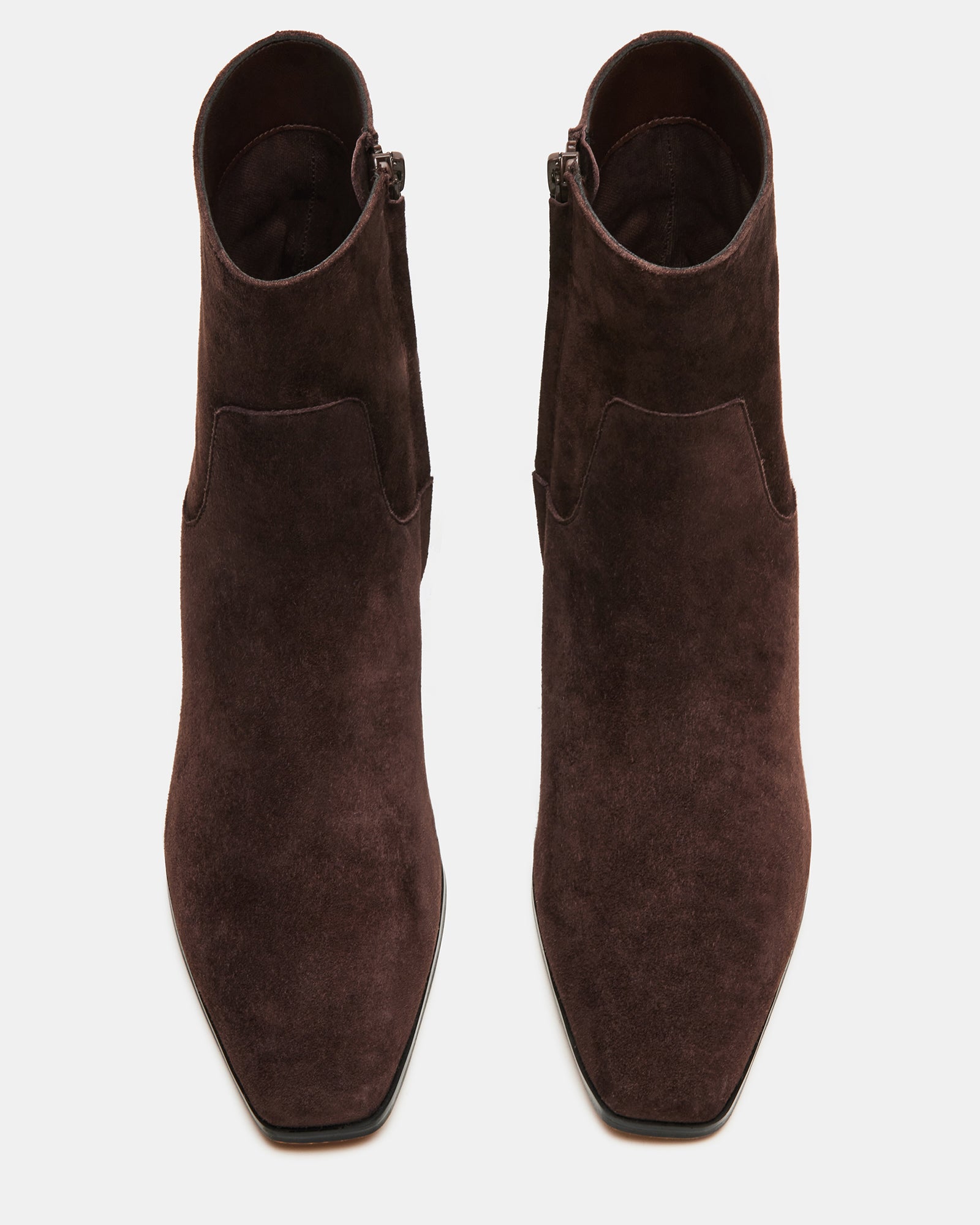 DUSTY CHOCOLATE BROWN SUEDE - Image 5