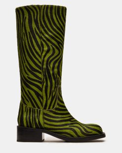 RIGGS GREEN ZEBRA PRINT