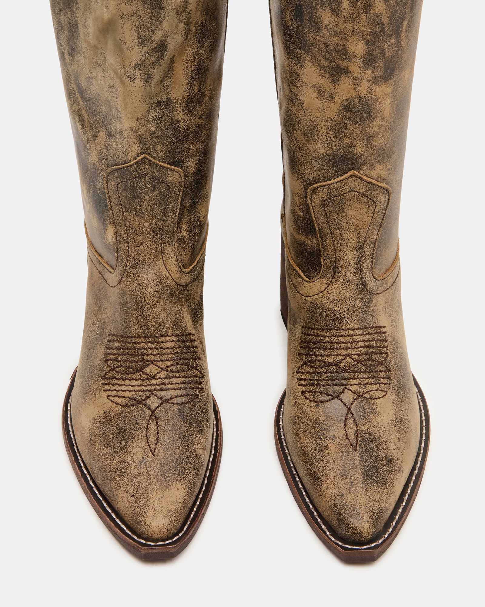 ALBANY BROWN DISTRESSED WIDE CALF - Image 4