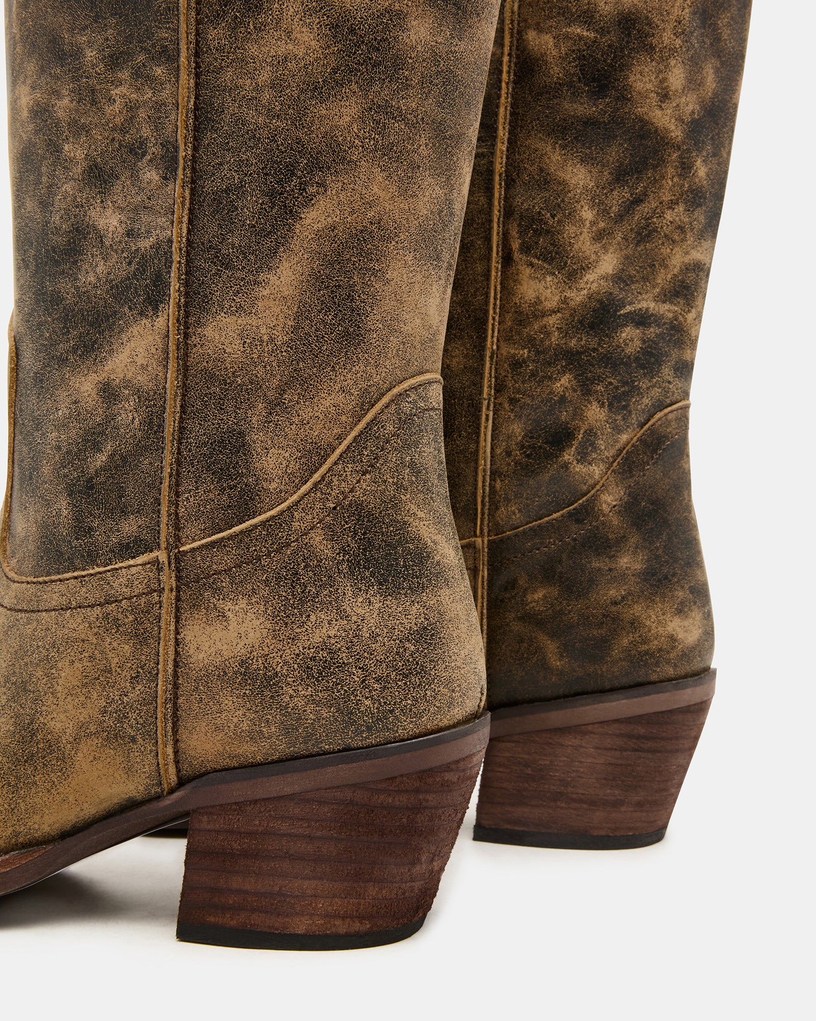ALBANY BROWN DISTRESSED WIDE CALF - Image 3