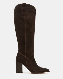 VESEY CHOCOLATE BROWN SUEDE
