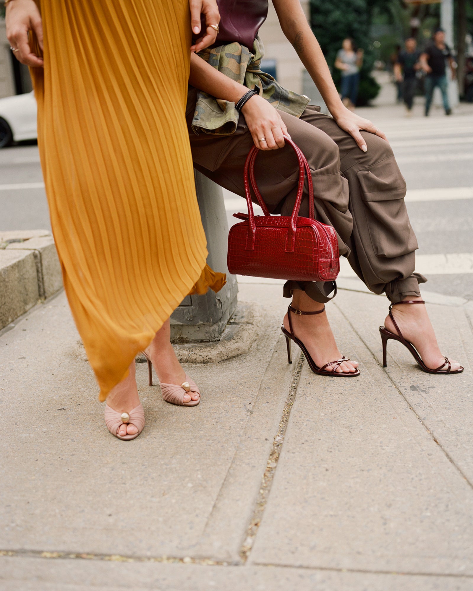 ANISE BAG RED CROCODILE - Image 8