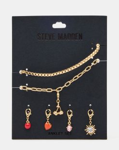 CHERRY CHARM ANKLET SET