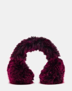 ALL OVER FAUX EARMUFFS PINK
