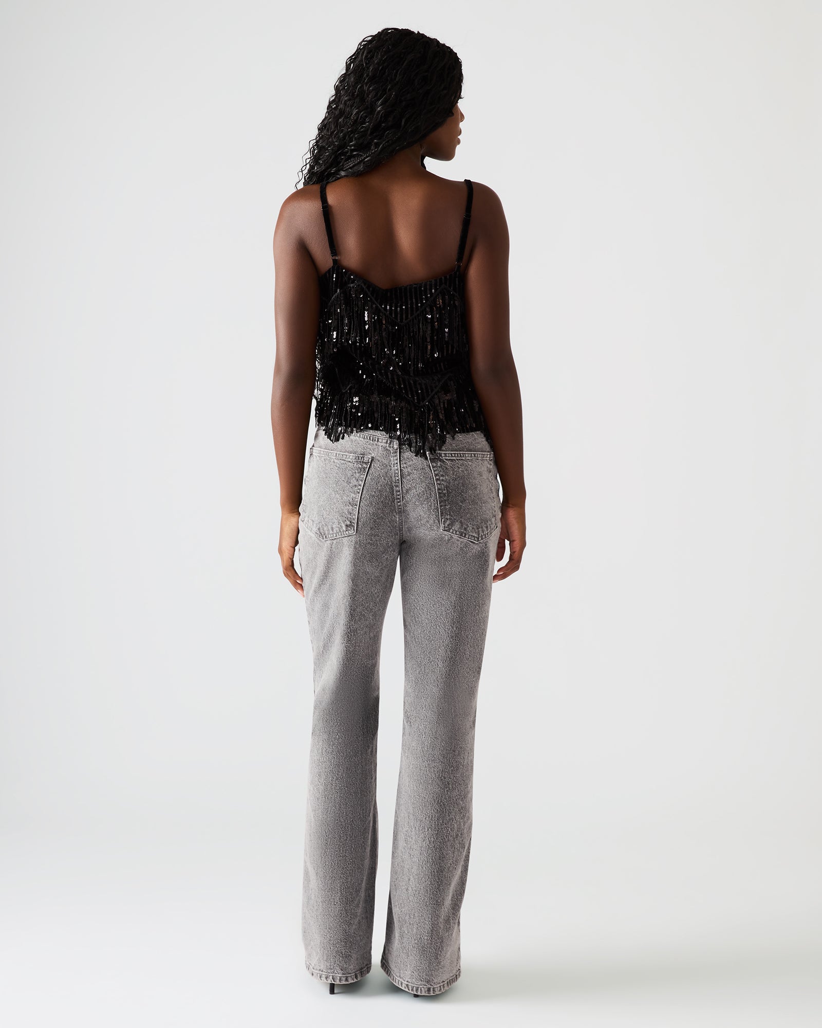 BLAKELYN SEQUIN TOP BLACK - Image 5