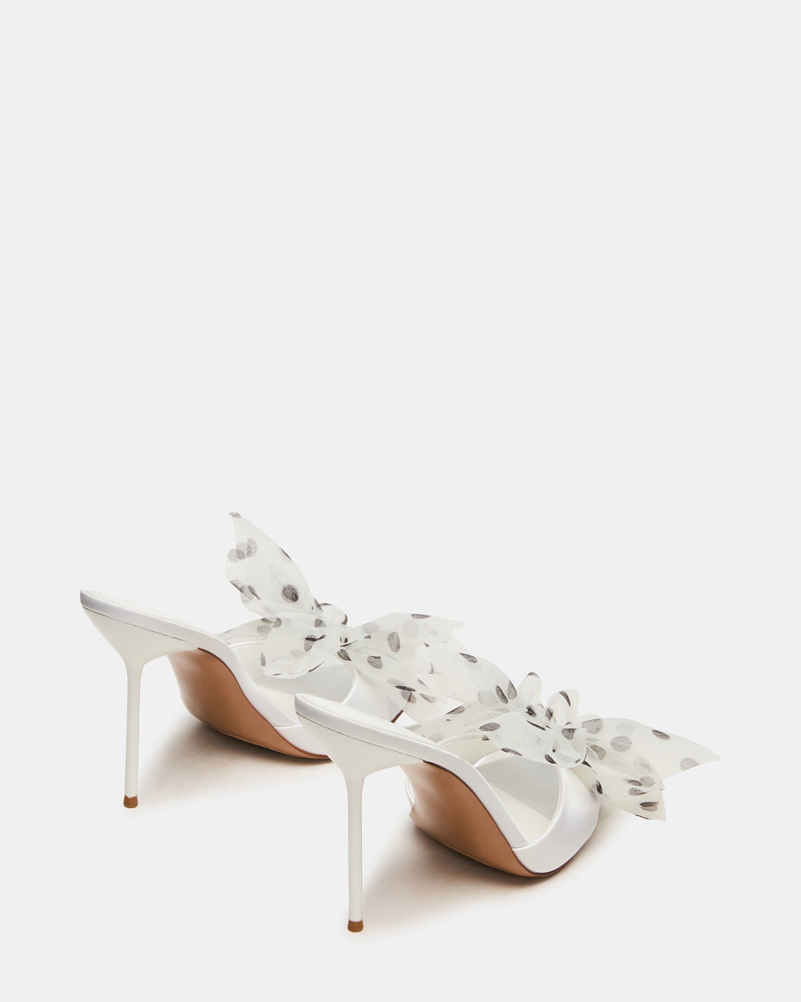 DAVINA TULLE WHITE/BLACK POLKA DOT - Image 5