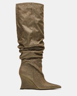 DISTORTION GOLD GLITTER