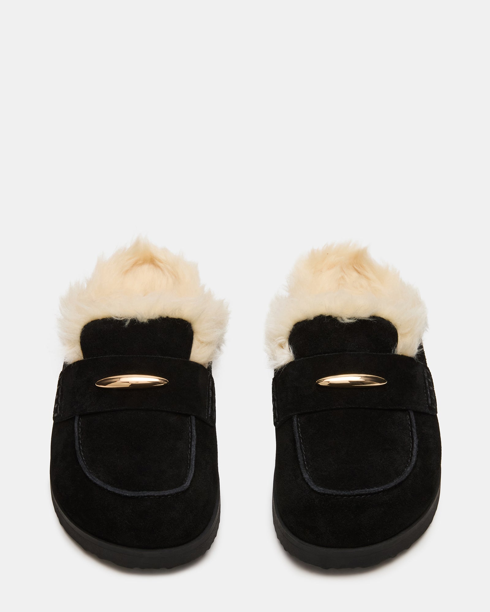 TOBIN FAUX FUR BLACK SUEDE - Image 4