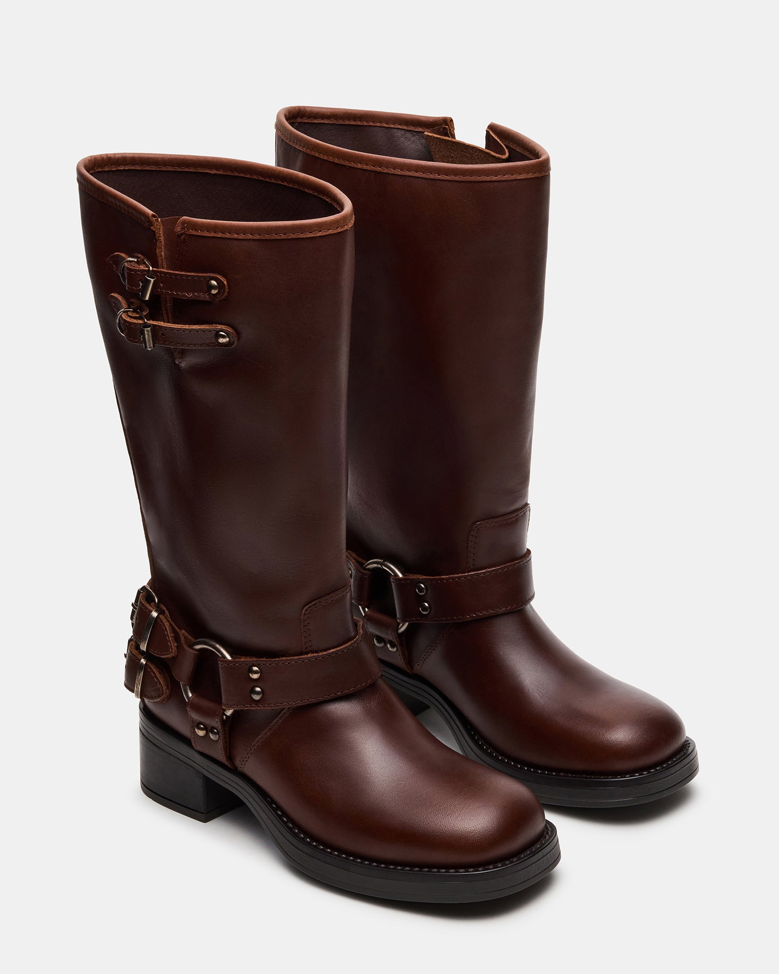 ASTOR BROWN LEATHER WIDE CALF - Image 2