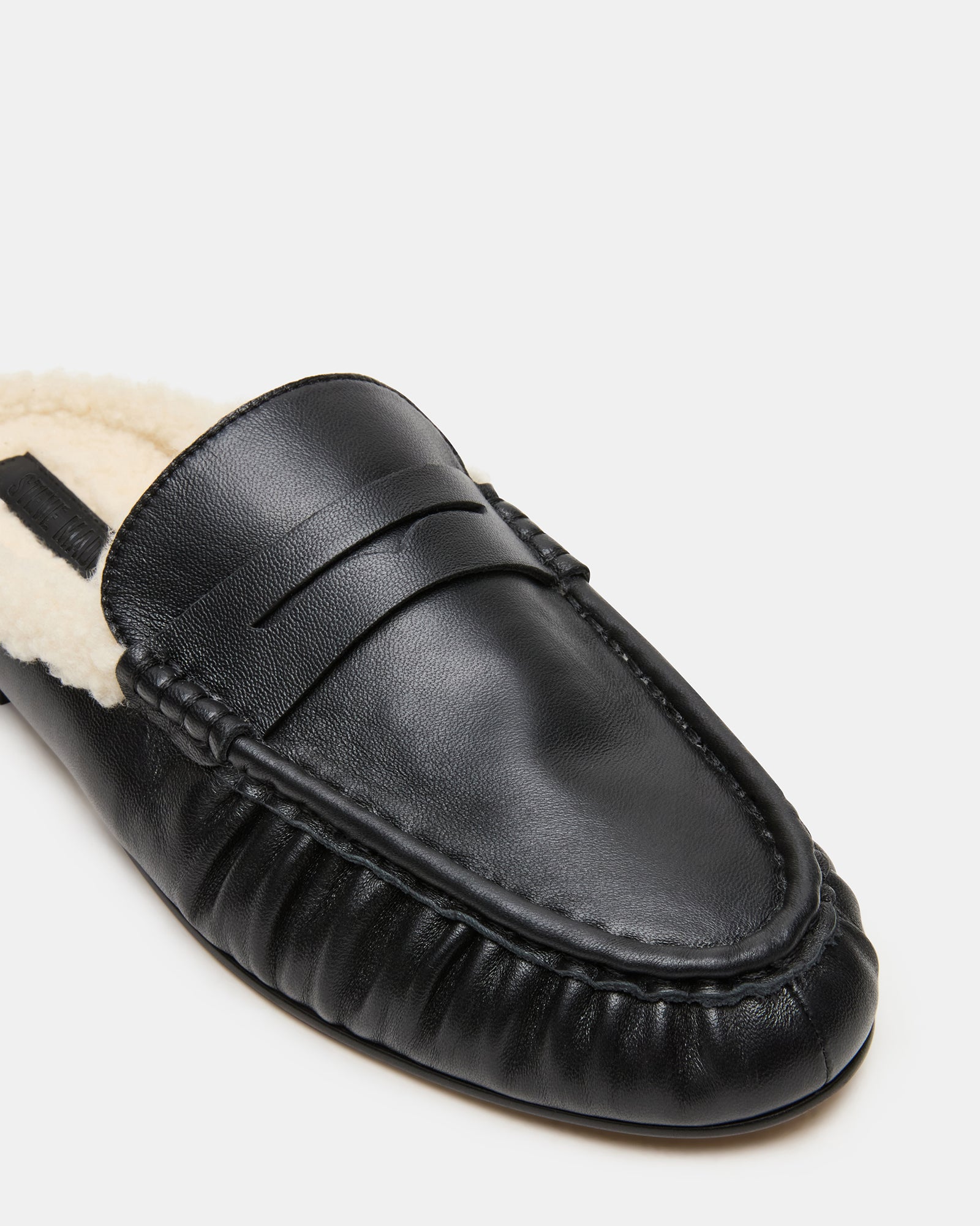 RAFE FAUX FUR BLACK LEATHER - Image 3