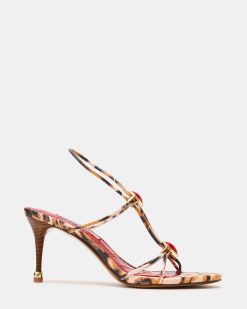 RAMOS STONE RED/BROWN PRINT